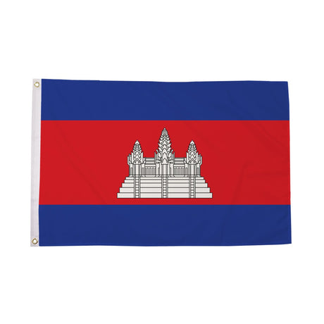 Flagmania Cambodia 8ft x 5ft polyester flag