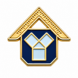 Freemasons Masonic Past Master Enamel Lapel Pin Badge – 10mm x 11mm 