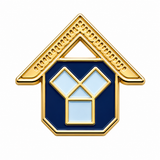 Freemasons Masonic Past Master Enamel Lapel Pin Badge – 10mm x 11mm 