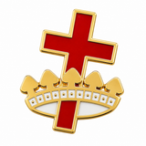 Freemasons Masonic Small Knights Templar Enamel Lapel Pin Badge – 10mm x 11mm