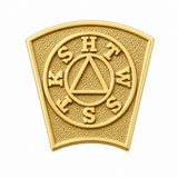 Freemasons Masonic Mark Master Mason Keystone Lapel Pin Badge – 19mm x 19mm