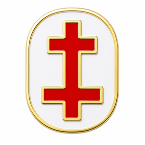 Freemasons Knights Templar Past Preceptor Lapel Pin Badge – 10mm x 9mm