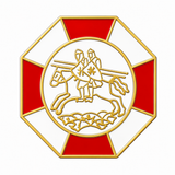 Freemasons Knights Templar Two Riders Lapel Pin Badge – 15mm x 15mm