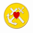 Freemasons Masonic Faith Hope & Charity Lapel Pin Badge – 17mm x 17mm