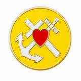 Freemasons Masonic Faith Hope & Charity Lapel Pin Badge – 17mm x 17mm