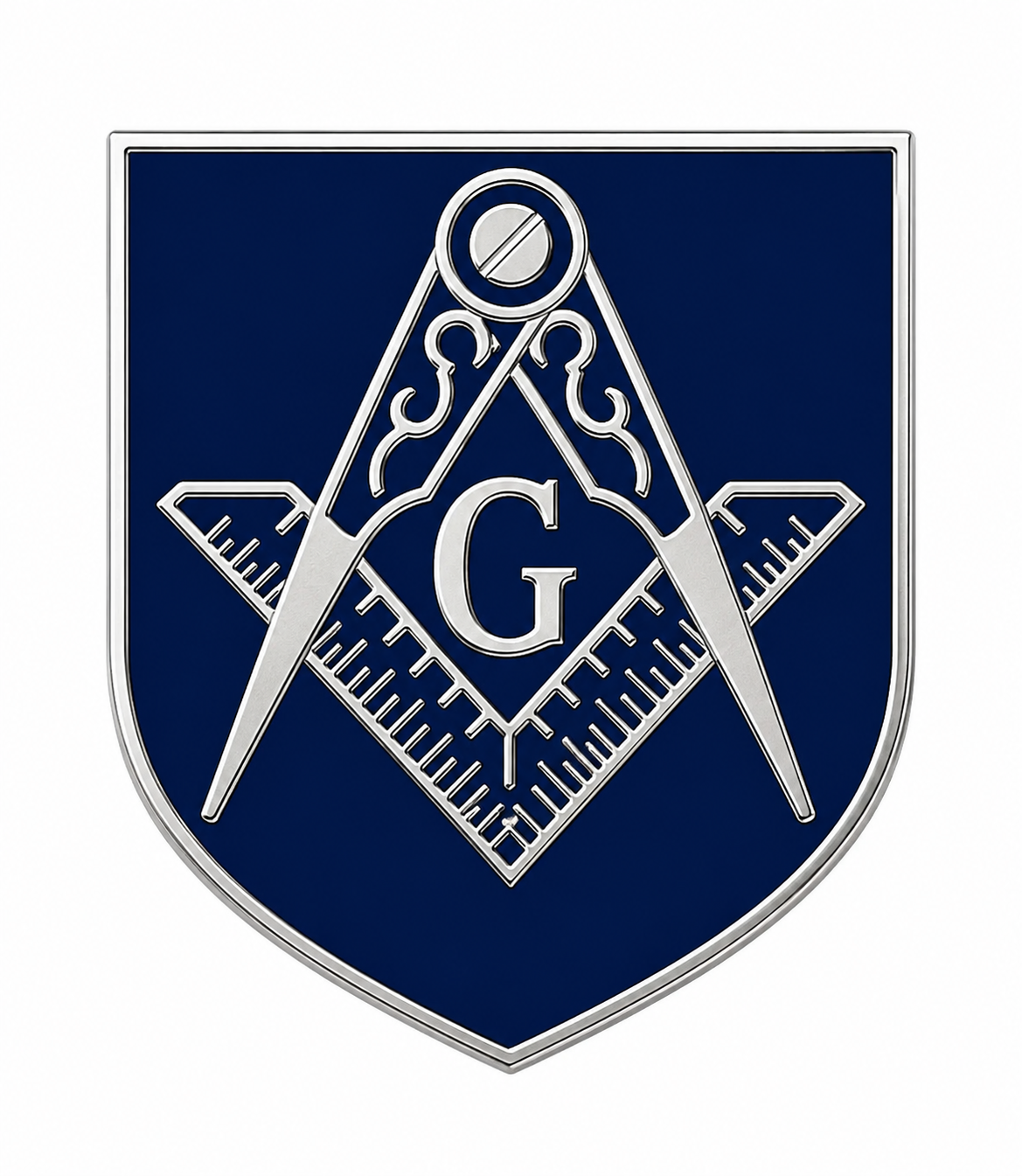 Freemasons Masonic Crest On Shield Lapel Pin Badge – 18mm x 17mm