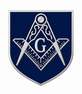 Freemasons Masonic Crest On Shield Lapel Pin Badge – 18mm x 17mm