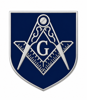 Freemasons Masonic Crest On Shield Lapel Pin Badge – 18mm x 17mm
