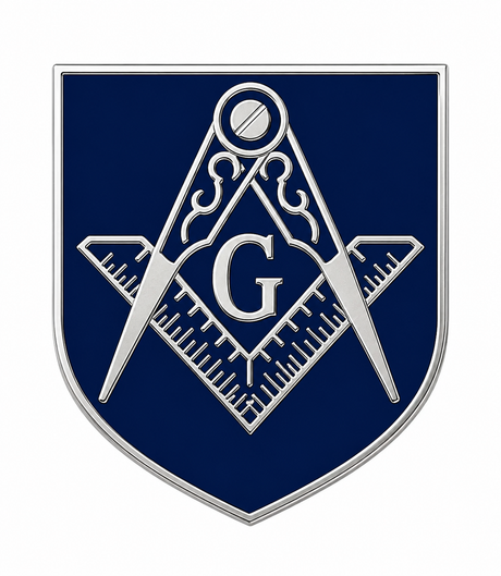 Freemasons Masonic Crest On Shield Lapel Pin Badge – 18mm x 17mm