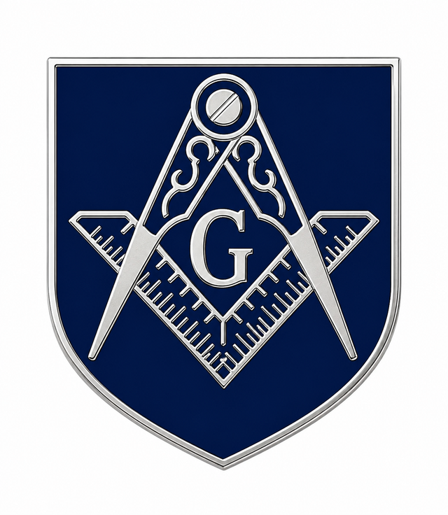 Freemasons Masonic Crest On Shield Lapel Pin Badge – 18mm x 17mm