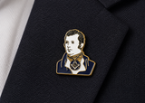 Robert Burns The Mason Freemasons Masonic Lapel Pin Badge – 28mm x 20mm