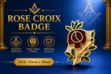 Rose Croix Freemasons Masonic Lapel Pin Badge – 15mm x 10mm