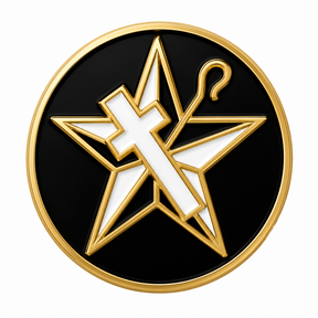 Order Of The White Shrine Freemasons Masonic Lapel Pin Badge – 9mm x 9mm