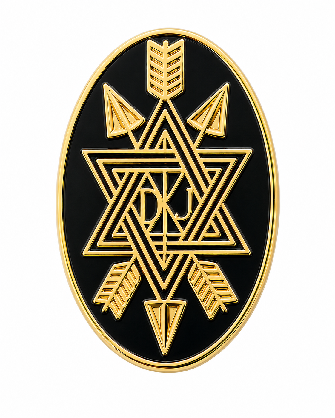 Freemasons Order Of The Secret Monitor Lapel Pin Badge – Gold & Enamel – 19mm x 15mm
