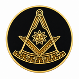 Freemasons Past Master Square & Compass Lapel Pin Badge – 18mm x 18mm