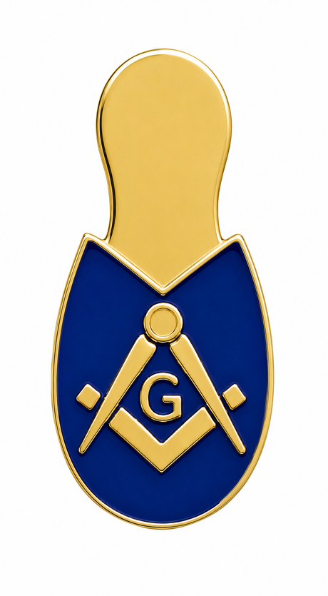 Freemasons Masonic Slipper Enamel Lapel Pin Badge – 16mm x 8mm