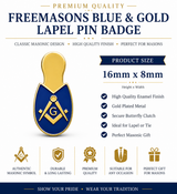 Freemasons Masonic Slipper Enamel Lapel Pin Badge – 16mm x 8mm