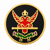 Freemasons Small Rose Croix Enamel Lapel Pin Badge – 12mm x 12mm