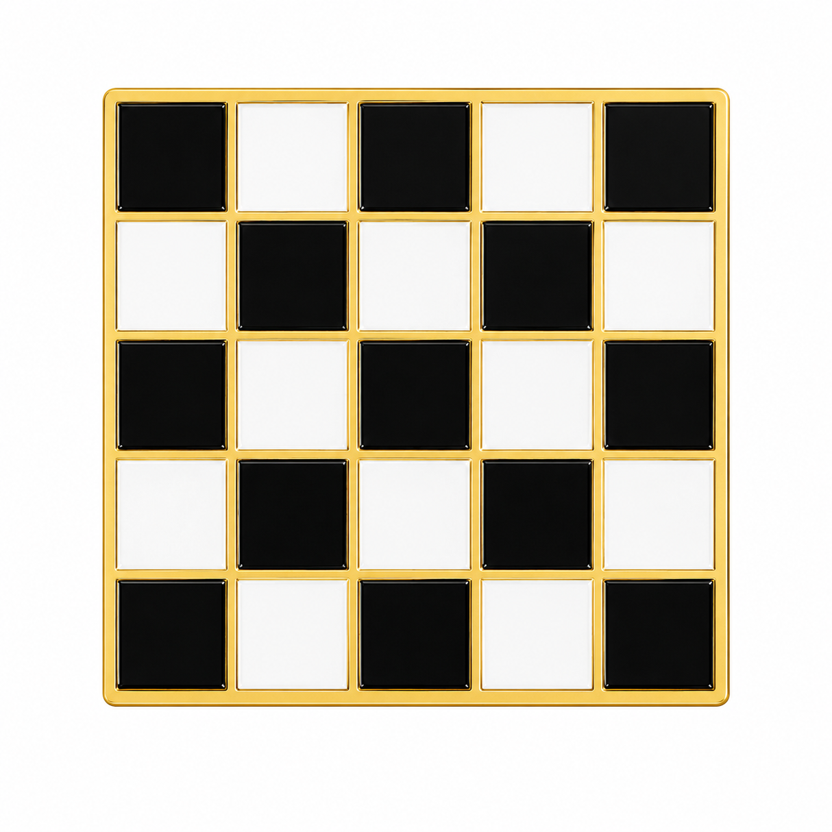 Freemasons Masonic Mosaic Carpet Enamel Lapel Pin Badge – 15mm x 15mm