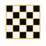 Freemasons Masonic Mosaic Carpet Enamel Lapel Pin Badge – 15mm x 15mm