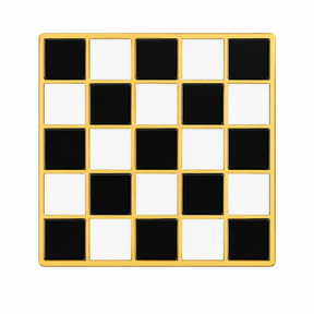 Freemasons Masonic Mosaic Carpet Enamel Lapel Pin Badge – 15mm x 15mm
