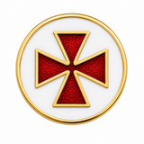 Freemasons Masonic Knights Templar Enamel Lapel Pin Badge – 16mm x 16mm