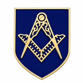 Freemasons Masonic Square & Compass Enamel Lapel Pin Badge – 18mm x 15mm