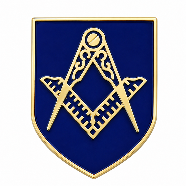 Freemasons Masonic Square & Compass Enamel Lapel Pin Badge – 18mm x 15mm