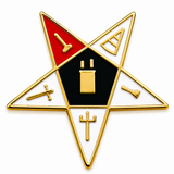 Small Eastern Star Order Freemasons Masonic Lapel Pin Badge – 12mm x 12mm