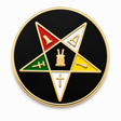 Round Eastern Star Order Freemasons Masonic Lapel Pin Badge – 17mm x 17mm