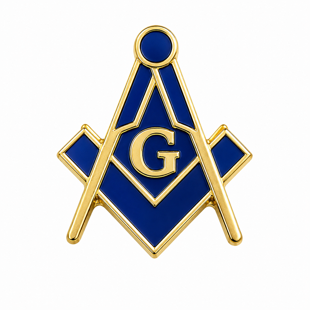Small Masonic Crest Freemasons Masonic Lapel Pin Badge – 6mm x 8mm 