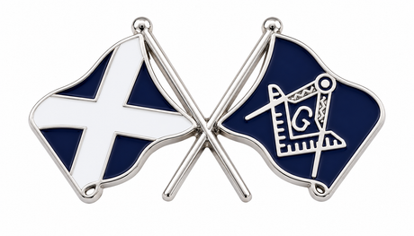 Scotland Freemasons Masonic Lapel Pin Badge – 30mm x 16mm