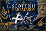 Scotland Freemasons Masonic Lapel Pin Badge – 30mm x 16mm