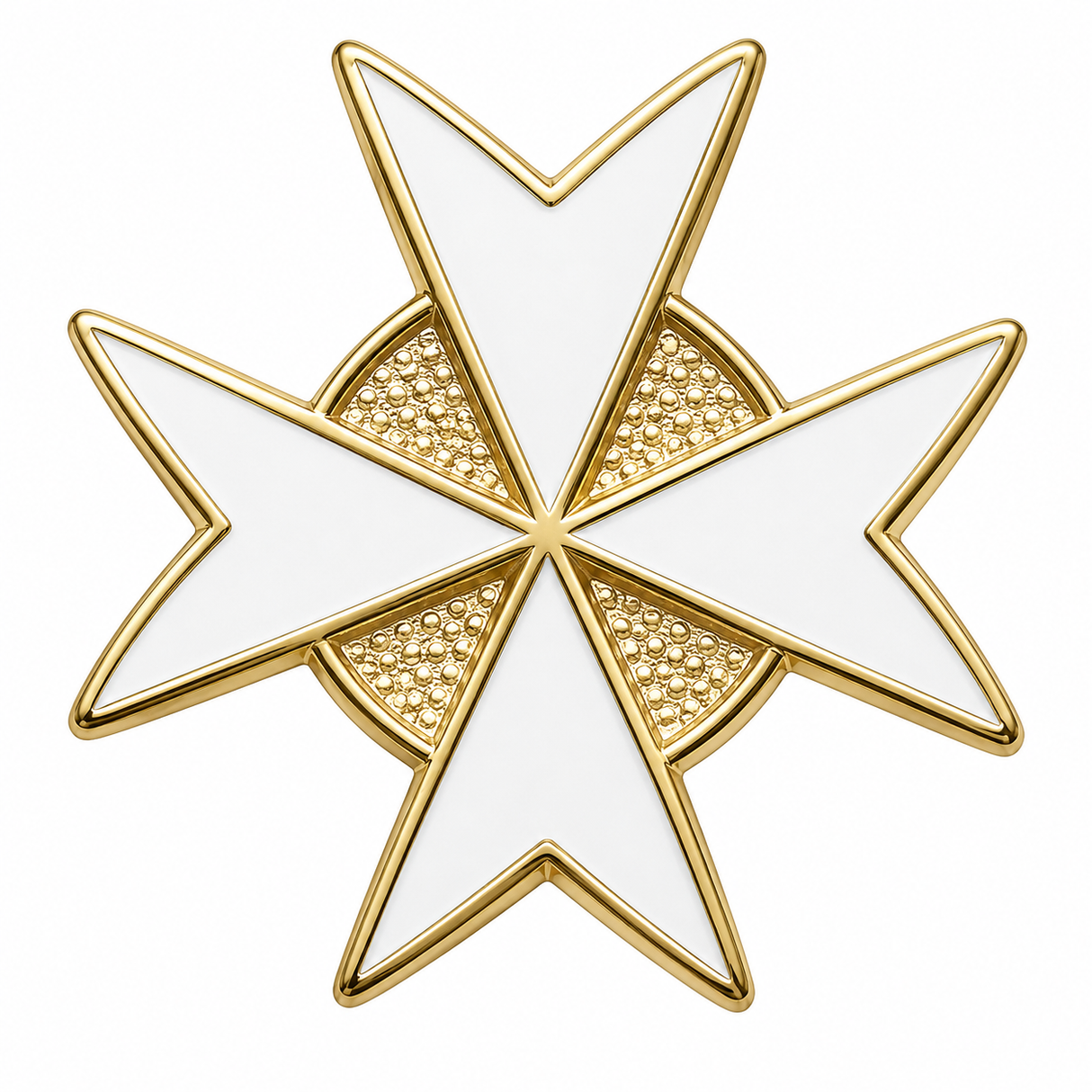 White Knights Templar Masonic Lapel Pin Badge – 15mm x 15mm