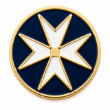 Small Maltese Cross Freemason Masonic Lapel Pin Badge – 7mm x 7mm