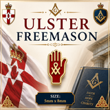 Very Small Ulster Freemason Masonic Lapel Pin Badge – 5mm x 8mm