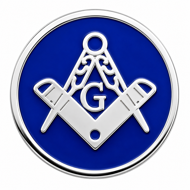 Small Crest Freemason Masonic Lapel Pin Badge – 10mm x 10mm 