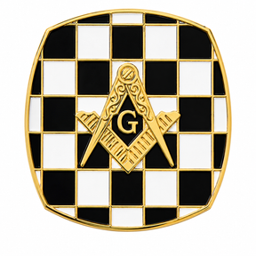 Mosaic Carpet Masonic Order Freemason Lapel Pin Badge – 18mm x 18mm