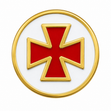 Very Small Maltese Cross Masonic Freemason Enamel Lapel Pin Badge – 6mm x 6mm