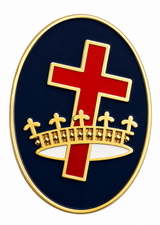 Knights Templar Freemason Masonic Lapel Pin Badge – 17mm x 14mm
