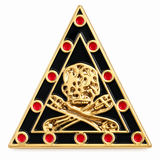 Emblems of Mortality Freemason Masonic Lapel Pin Badge – 16mm x 14mm 