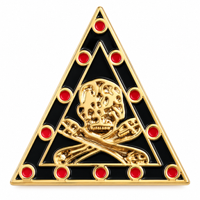 Emblems of Mortality Freemason Masonic Lapel Pin Badge – 16mm x 14mm 