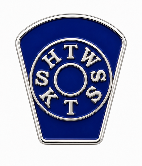 Small Blue Masonic Keystone Enamel Lapel Pin Badge – 7mm x 7mm