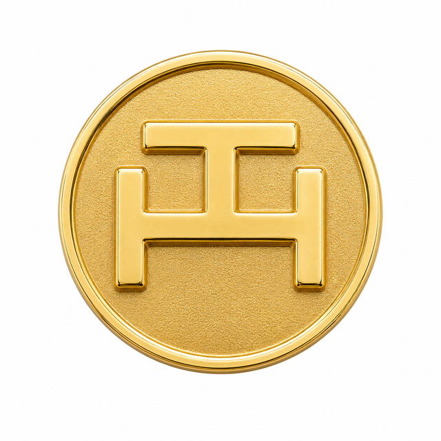 Round Masonic Triple Tau Royal Arch Lapel Pin Badge – 12mm x12mm