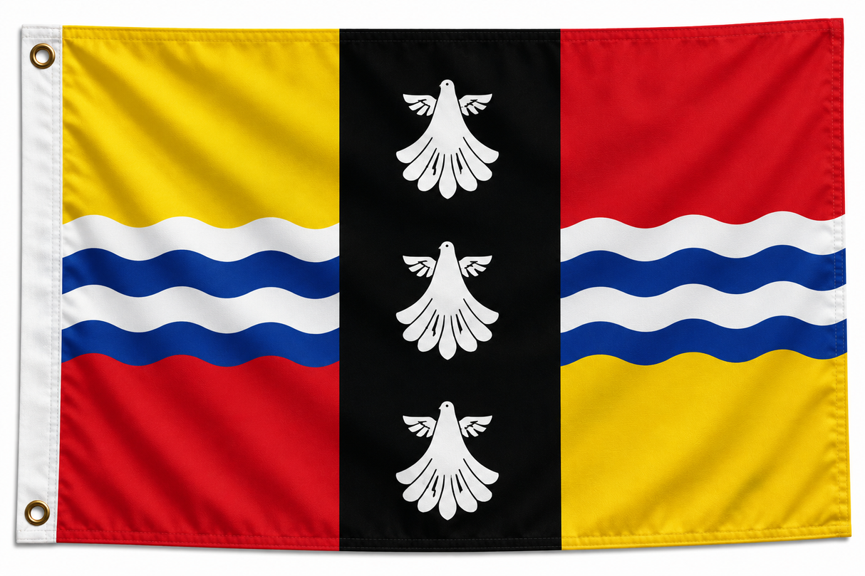 Bedfordshire Old Design Polyester Flag 5ft x 3ft (Drawer 4)