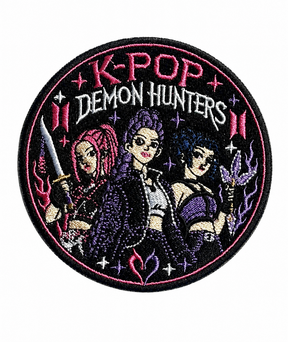 K-Pop Demon Hunters embroidered iron-on sew-on patch