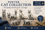 Pewter Burmese Cat Badge Pin Cat Lover Gift Collectable 35mm x 25mm