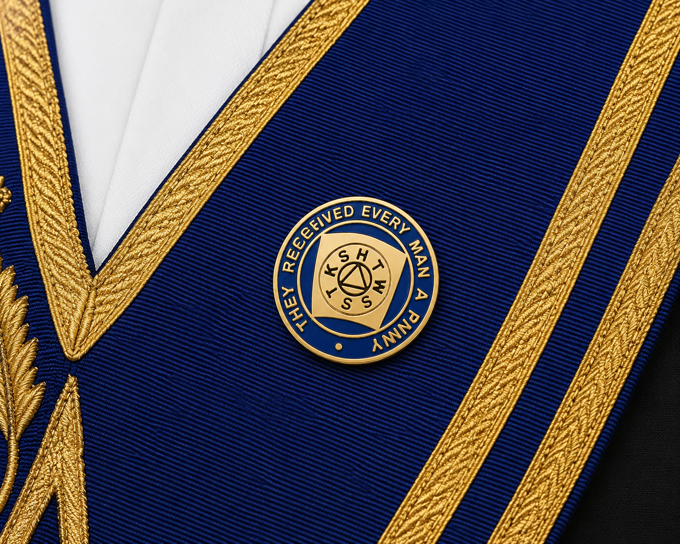 Freemasons Masonic Mark Master Mason Penny Lapel Pin Badge – 17mm x 17mm