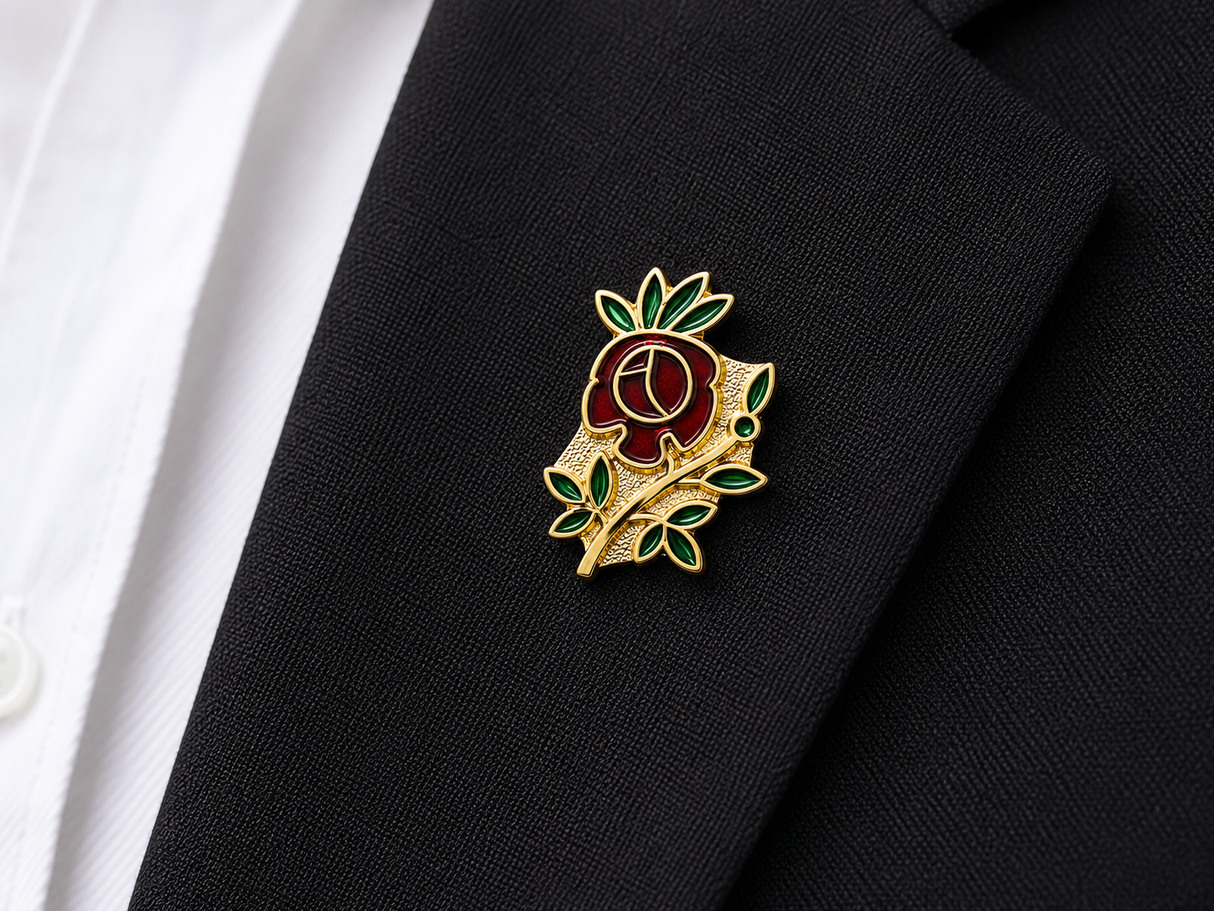 Rose Croix Freemasons Masonic Lapel Pin Badge – 15mm x 10mm