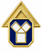 Freemasons Masonic Past Master Enamel Lapel Pin Badge – 10mm x 11mm